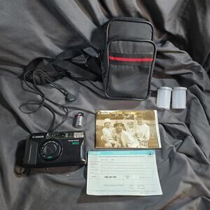 Canon Sure Shot Max 35mm Film Camera Point & Shoot Tested W Battery